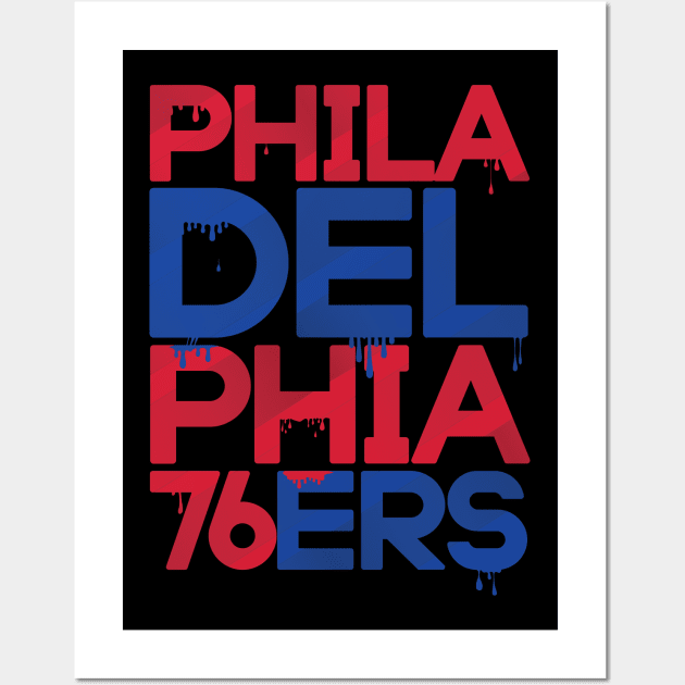 Philadelphia 76ers Wall Art by slawisa